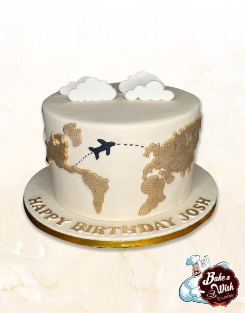 Bakeawish - Travel around the world cake