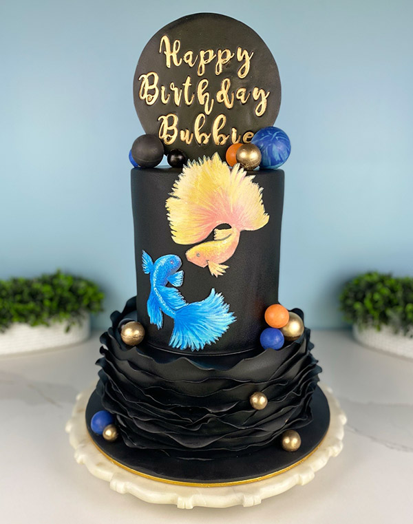Bake a wish by Walter - Betta Fish birthday cake